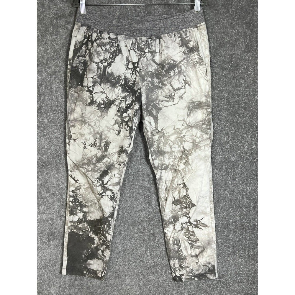 Cabi Marble Tie Dye Pull On‎ Pants Womens Size Medium Elastic Waist Pockets